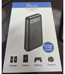 Halo Ultrapack 20000 mAh Battery Portable Charger Power Bank . 4000units. EXW Los Angeles